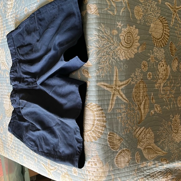 Navy cotton shorts size 40 - Picture 1 of 4